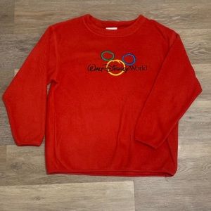 Vintage Disney crew neck fleece red men’s small